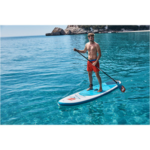 2020 Red Paddle Co Ride 10'8 Inflatable Stand Up Paddle Board - Carbon 100 Paddle Package